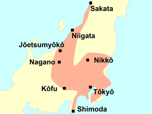 Tôkyô - Nagano - Niigata Pass