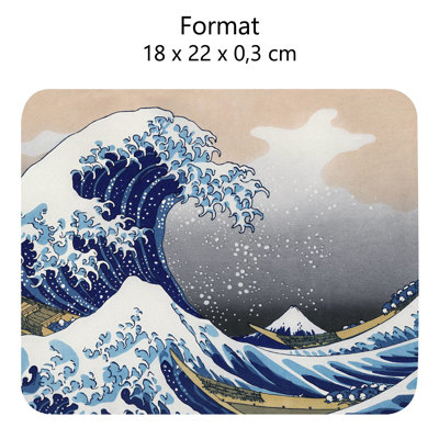 Format du tapis de souris Grande Vague de Kanagawa