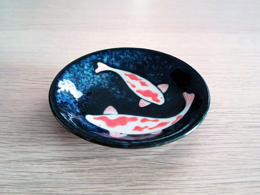 Petite assiette en porcelaine de Minoyaki